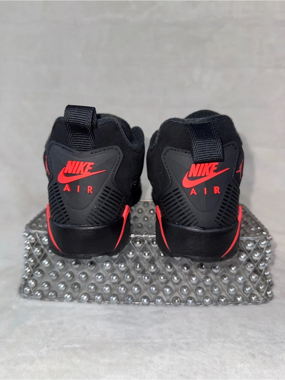Jordan Kid Jumpman MVP 92 (GS) boy’s 5.5, 7 girls Black Sneakers with Red Flight